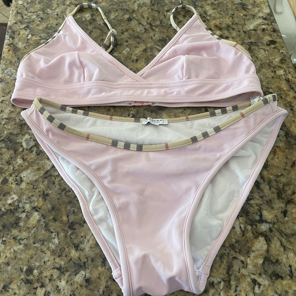 Light Pink Burberry Bathing Suit